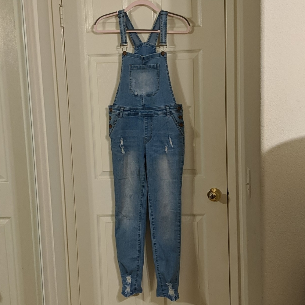 Denim overalls